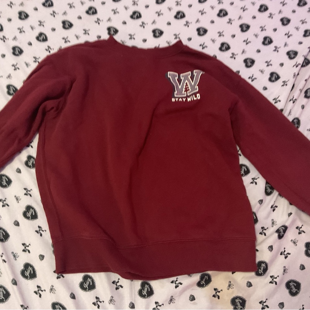 Old Navy Burgundy Crewneck Sweatshirt